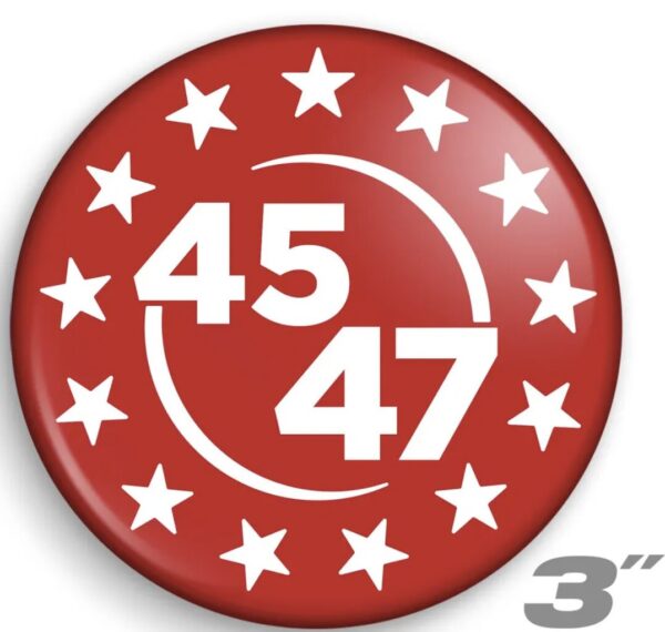 47th President Donald Trump TRUMP VANCE 2024 Button