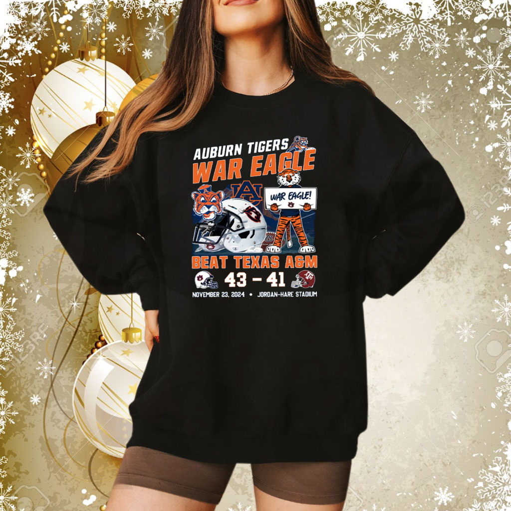 Auburn Football War Eagle Beat Texas A&M Shirt
