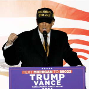 Black Gold Dark MAGA Hat
