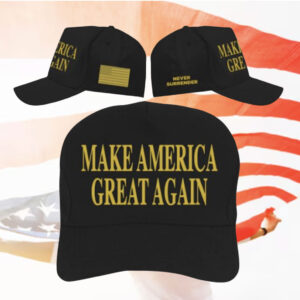 Black Gold Dark MAGA Hat