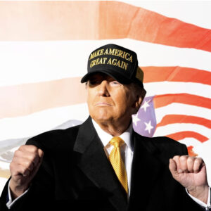 Black Gold Dark MAGA Hat