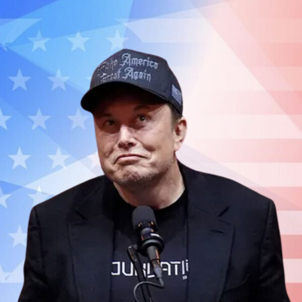 Black Gothic Maga Elon Musk Hat