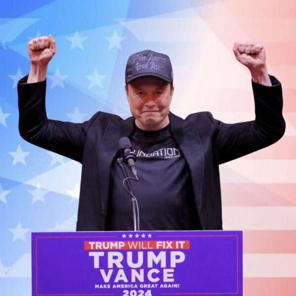 Black Gothic Maga Elon Musk Hat