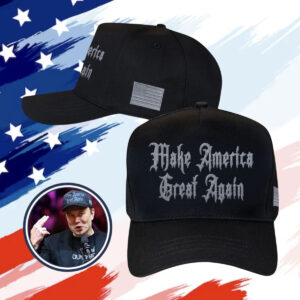 Black Gothic Maga Hat