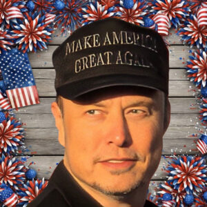 Black MAGA Baseball Hat Make America Great Again Trump Elon Musk Hat