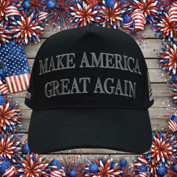 Black MAGA Baseball Hat Make America Great Again Trump Elon Musk Hat