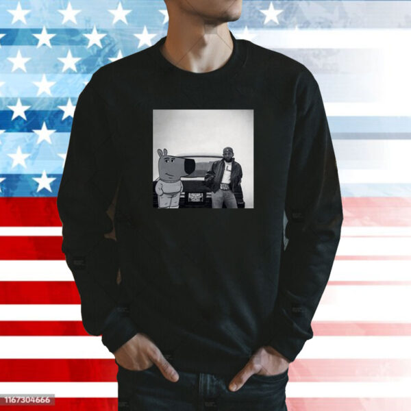 Chill Guy Kendrick Lamar GNX Album T-Shirt