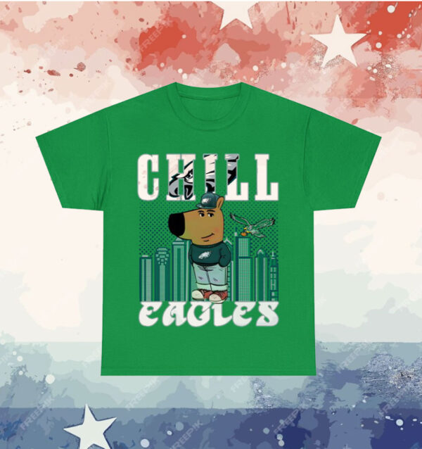 Chill Guy Philadelphia Eagles Shirt