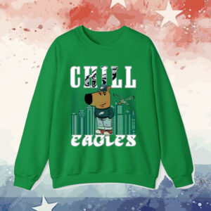 Chill Guy Philadelphia Eagles Shirt