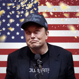 Dark Gothic MAGA Elon Musk's Rally Hat