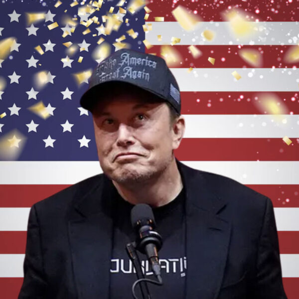Dark Gothic MAGA Elon Musk's Rally Hat