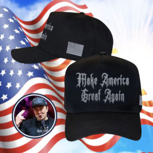 Dark Gothic MAGA Hat Embroidered