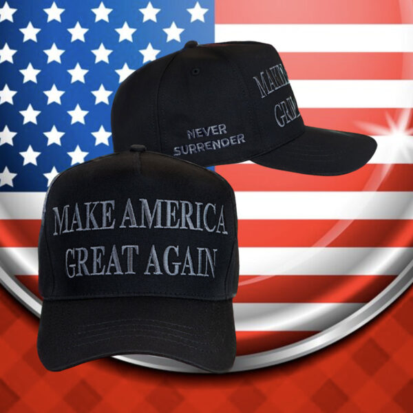 Dark MAGA Cap Make America Great Again