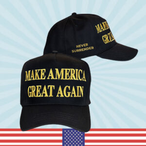 Donald Trump 45-47 Never Surrender MAGA Hat