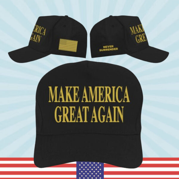 Donald Trump 45-47 Never Surrender MAGA Hat