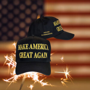 Elon Musk Gold Dark MAGA Hat