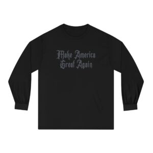 Elon Musk Gothic Dark MAGA Long Sleeve