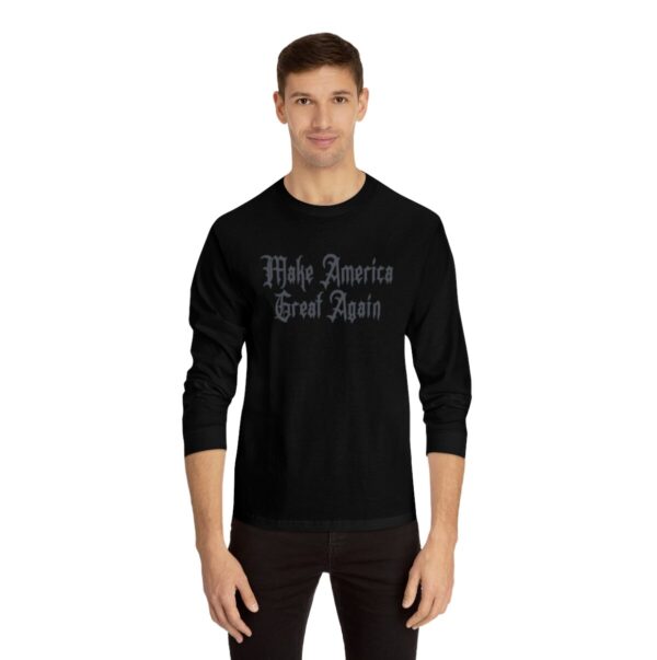 Elon Musk Gothic Dark MAGA Long Sleeve