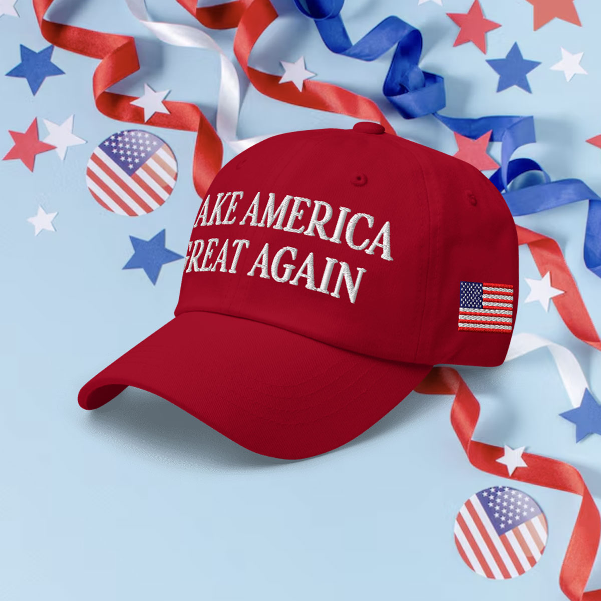 Elon Musk MAGA Christmas Hat