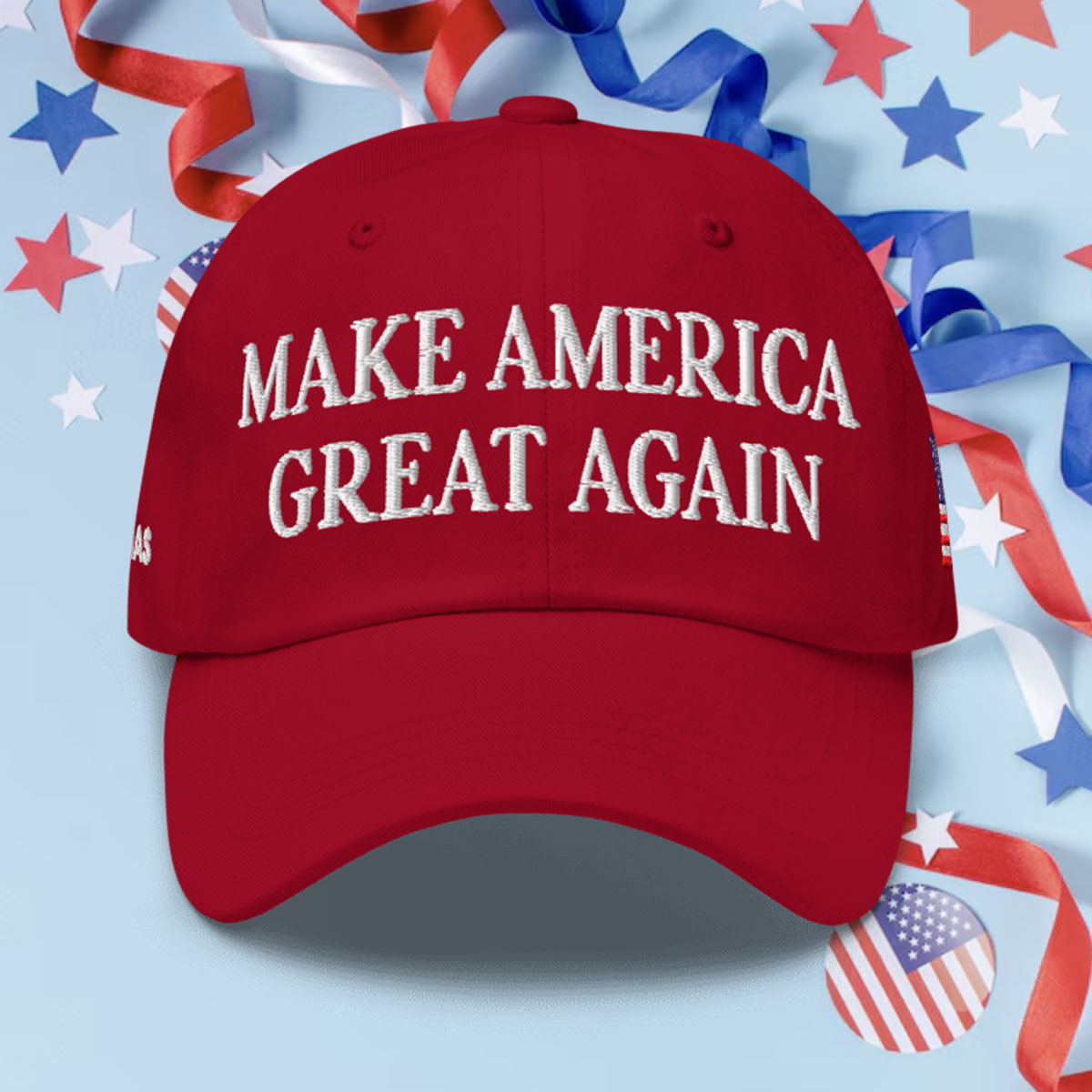 Elon Musk MAGA Christmas Hat