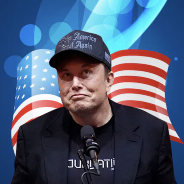 Elon Musk Trump Rally With Dark Gothic MAGA Hat