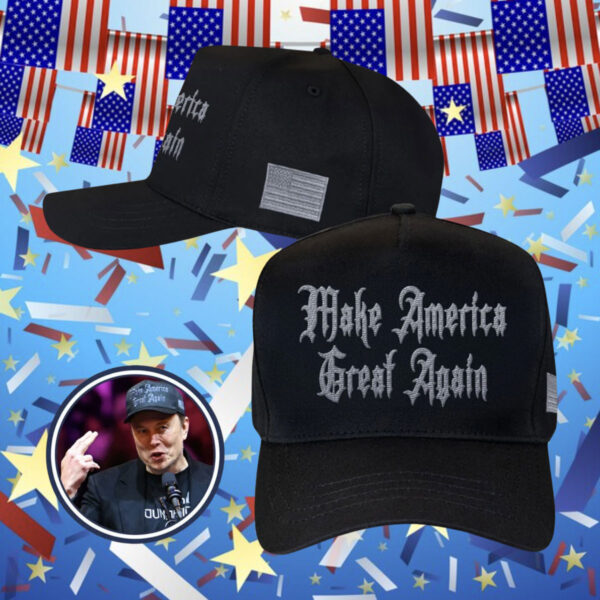 Elon Musk's Dark MAGA Hat