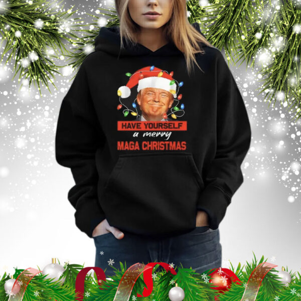 Santa Trump Have Yourself A Merry Maga Christmas Shirt