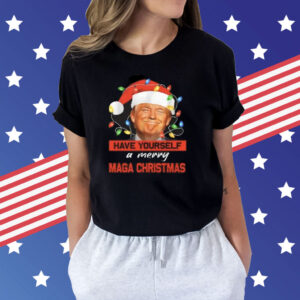 Santa Trump Have Yourself A Merry Maga Christmas Shirt