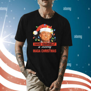 Santa Trump Have Yourself A Merry Maga Christmas Shirt