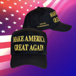 Make America Great Again 2024 Gold Dark MAGA Hat