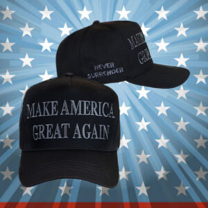 Make America Great Again Dark Never Surrender Hat