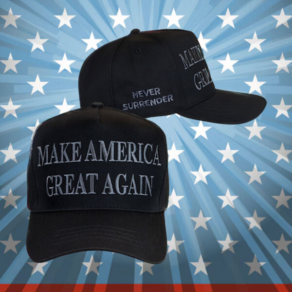 Make America Great Again Dark Never Surrender Hat