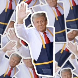 McDonald's Trump Sticker