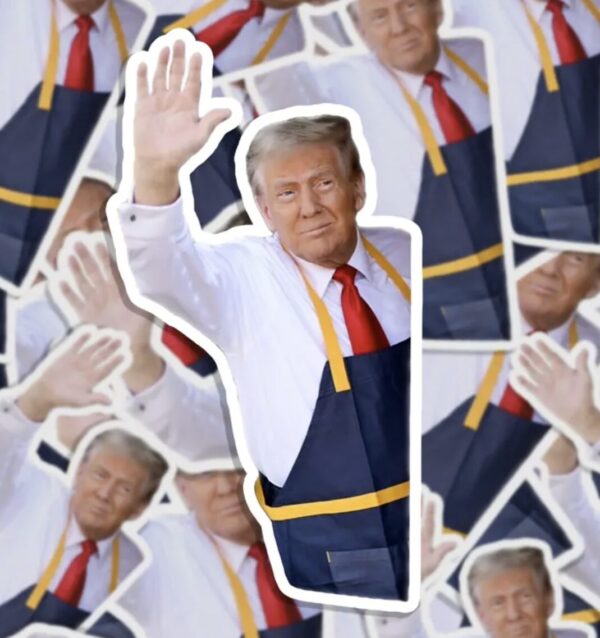 McDonald's Trump Sticker