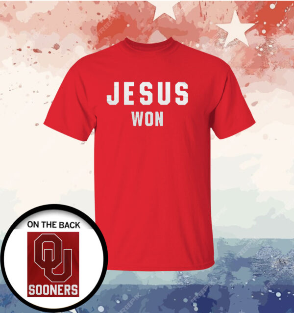 Oklahoma Football 2024 Jesus Won Shirt