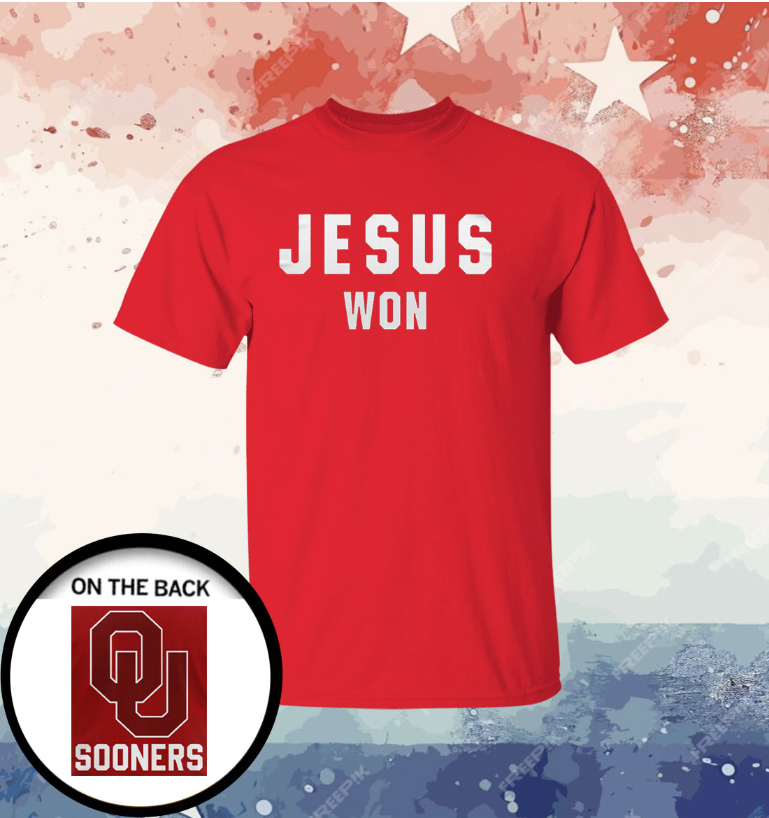 Oklahoma Football 2024 Jesus Won Shirt