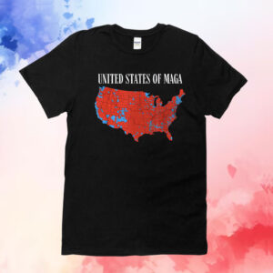 Red 2024 Election Map United States of MAGA Trump 312 Shirt