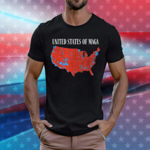 Red 2024 Election Map United States of MAGA Trump 312 Shirt