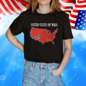 Red 2024 Election Map United States of MAGA Trump 312 Shirt