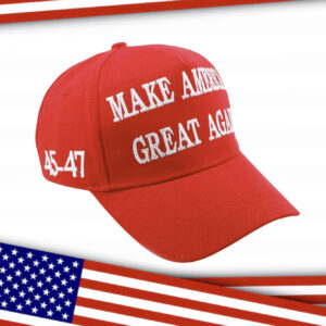 Red 45-47 MAGA Trump Store Hat