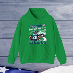 Saquon Birds Were Born To Fly Eagles Shirt