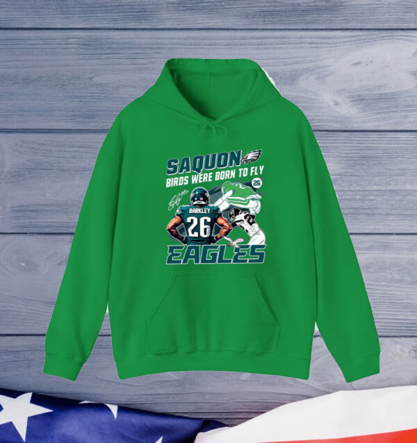 Saquon Birds Were Born To Fly Eagles Shirt