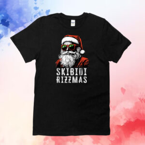 Skibidi Rizzmas Christmas Santa Claus Merry Rizz Mas Sigmas Shirt