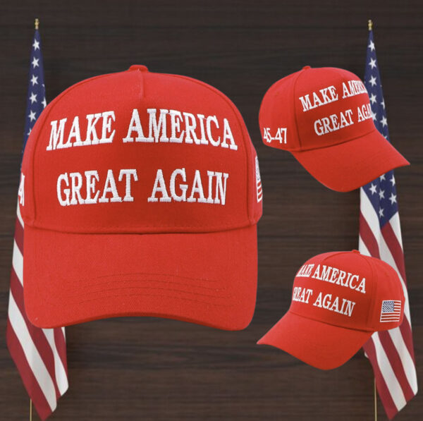 Trump 2024 45-47 Flag Donald Trump Hat