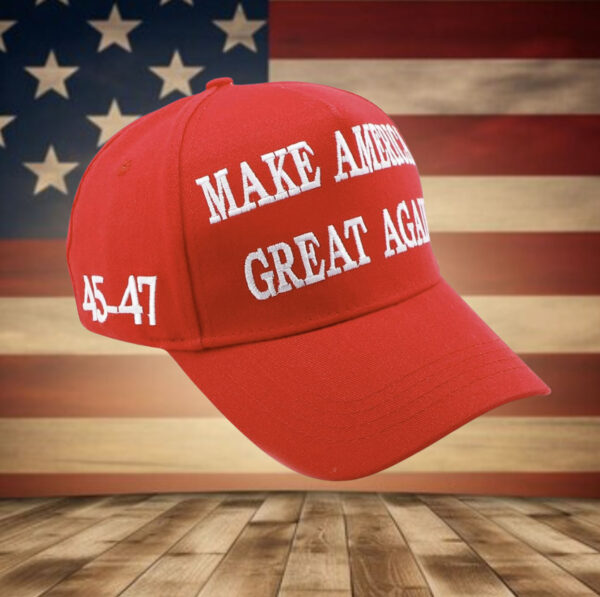 Trump 45-47 MAGA Make America Great Again Hat