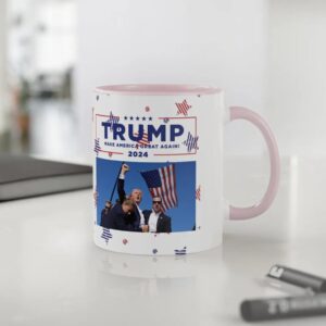Trump Assassination Attempt Coffee Mug, Trump 2024 Mug
