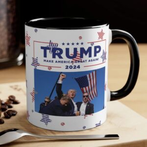 Trump Assassination Attempt Coffee Mug, Trump 2024 Mug