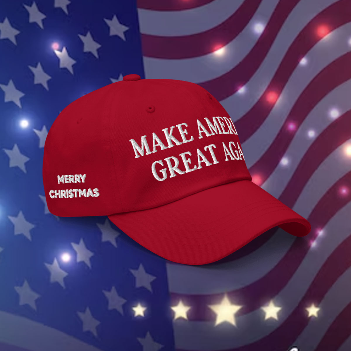 Trump Christmas MAGA Hat