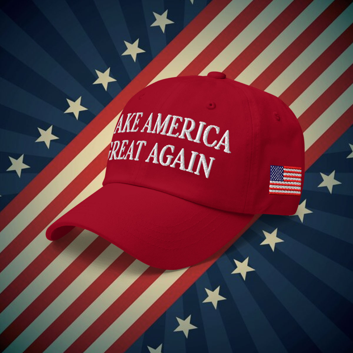 Trump Christmas Make America Great Again Hat