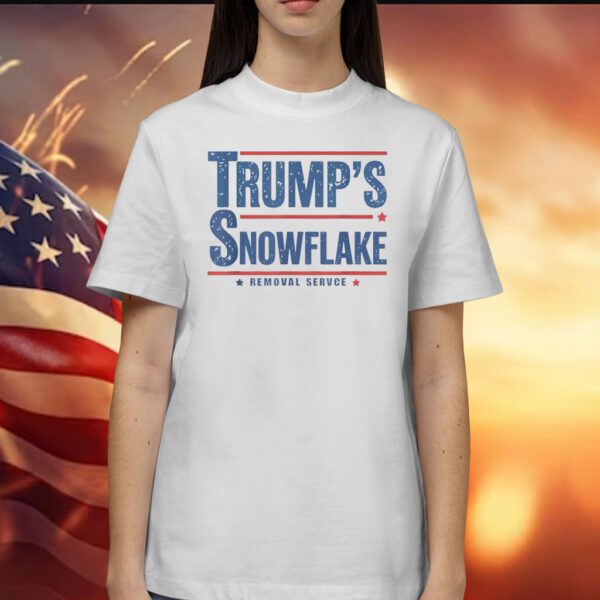 Trump Christmas Snowflake Removal Service Merry Xmas Shirt